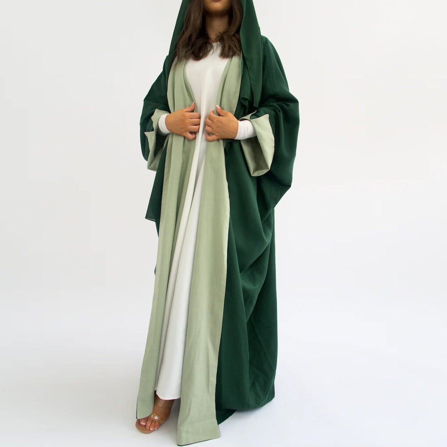 Dubai Turkey Double-sided Wearable Cardigan Robe