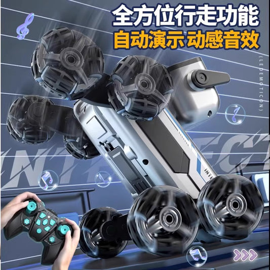 Mechanical Eight-wheel Robot Dog Hand Sensing Remote Control Four-wheel Drive Car Electric Robot Boys And Girls Stunt Children's Toys