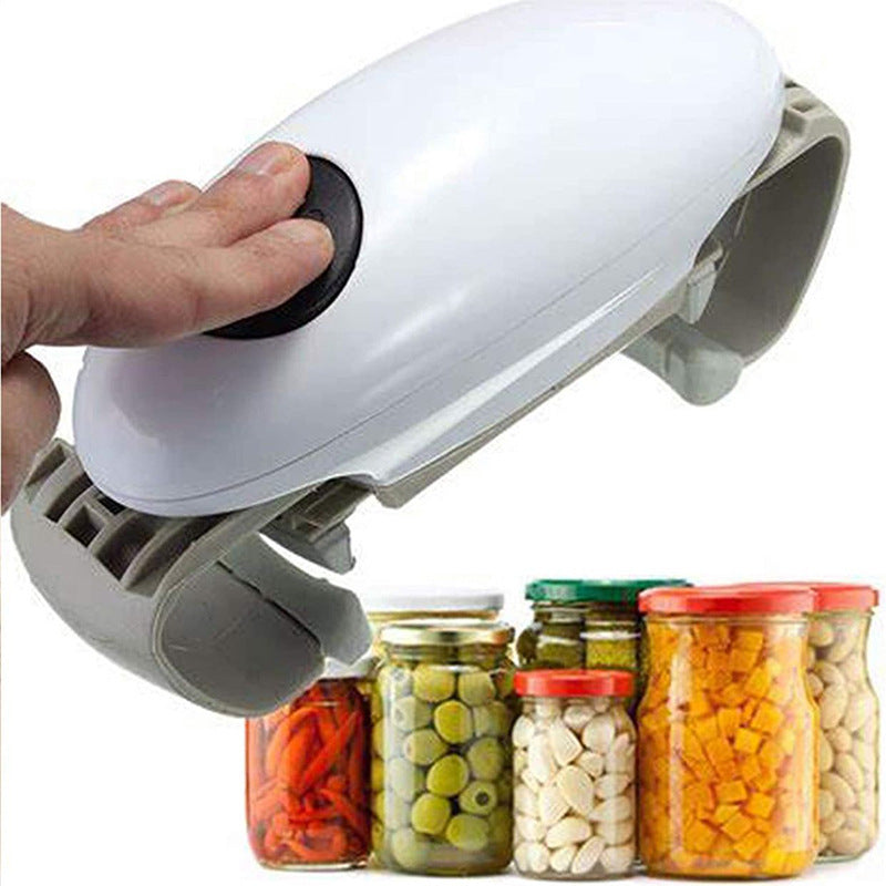 Double-ear Electric Can Opener, Glass Can Opener, One-click Automatic Bottle Cap Opening