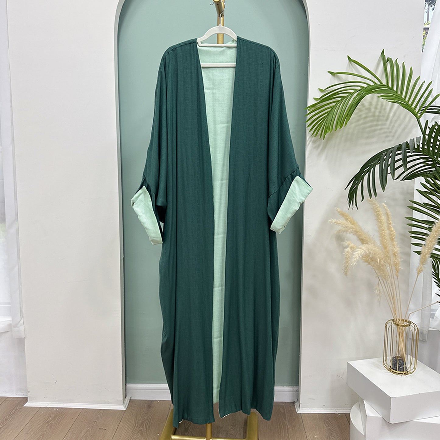 Dubai Turkey Double-sided Wearable Cardigan Robe
