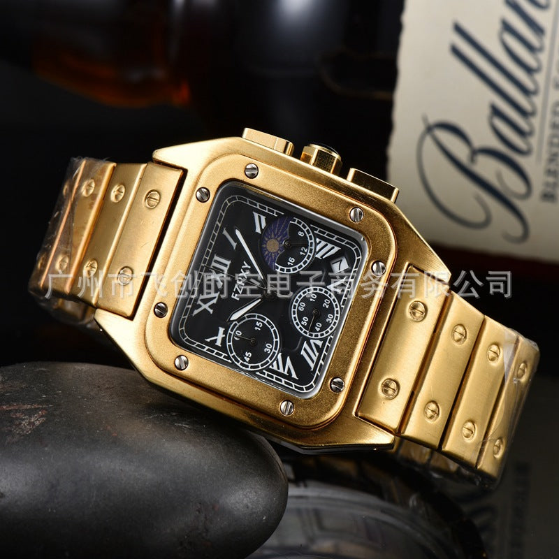 Men&#039;s 6-pin Business Quartz Watch