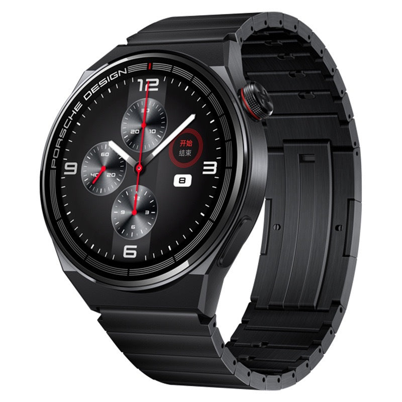 Suitable For Huawei Watch3pro/gt2 Pure Titanium Metal Ultra-light Bamboo Fast Release Belt Watch Accessories Pure Titanium Strap