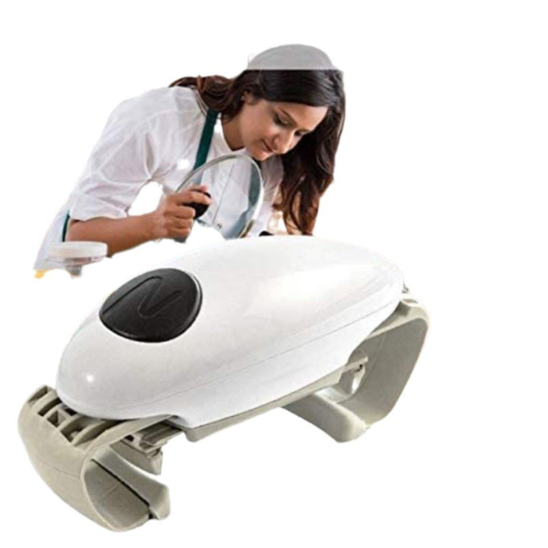Double-ear Electric Can Opener, Glass Can Opener, One-click Automatic Bottle Cap Opening