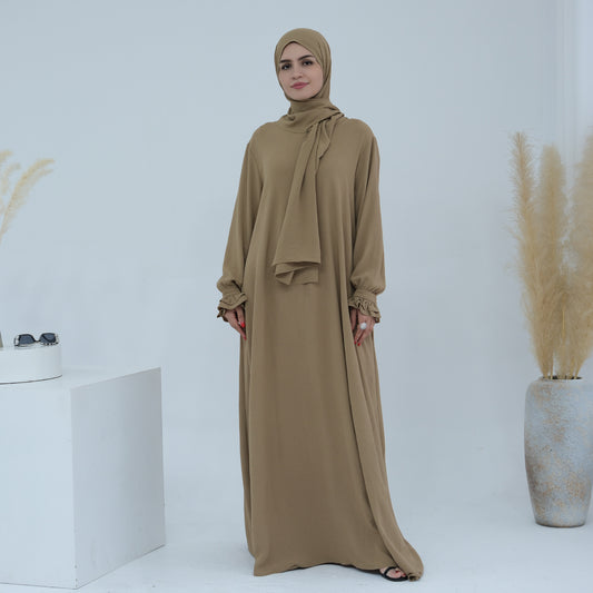Middle East Dubai Turkey Headscarf Dress