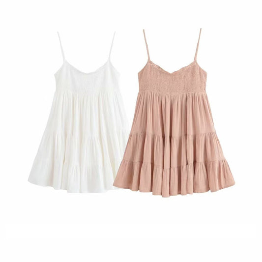 Women's Simple Casual Tulle Short Dress
