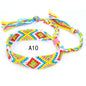 Nepal Ethnic Style Woven Rainbow Bracelet