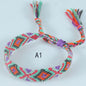 Nepal Ethnic Style Woven Rainbow Bracelet